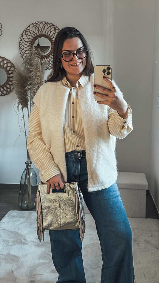 Gilet Lou - beige +
