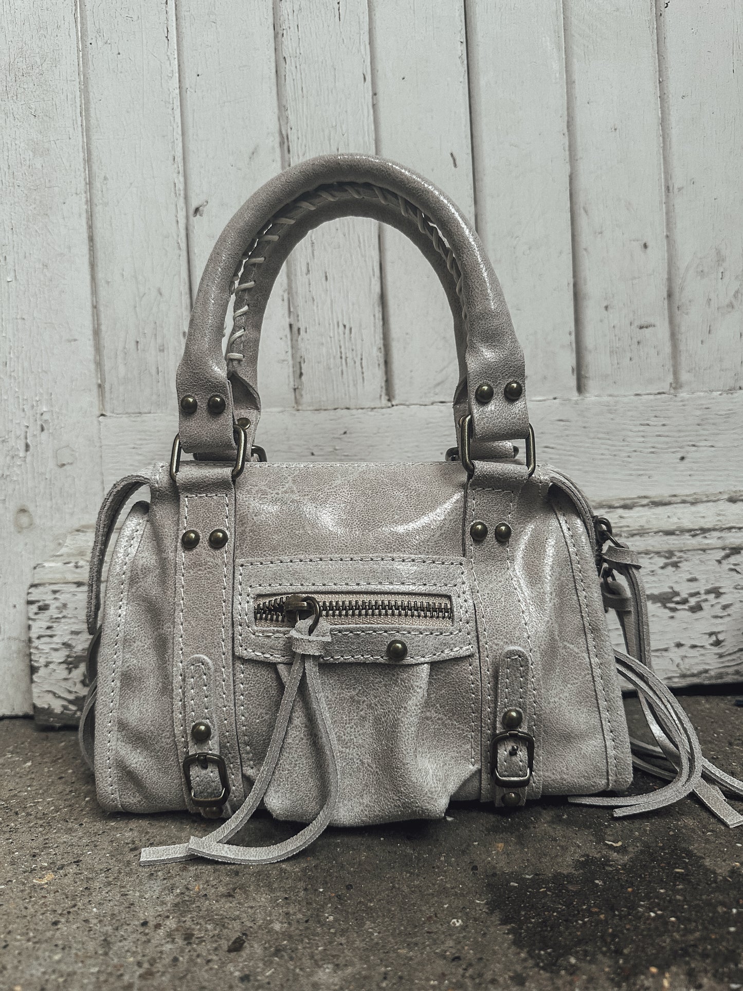 Sac Capucine en cuir mate - small