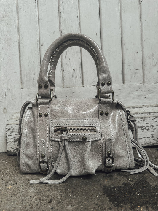 Sac Capucine en cuir mate - small