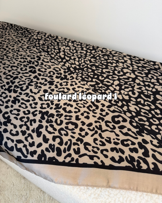 Foulard carré - animalier