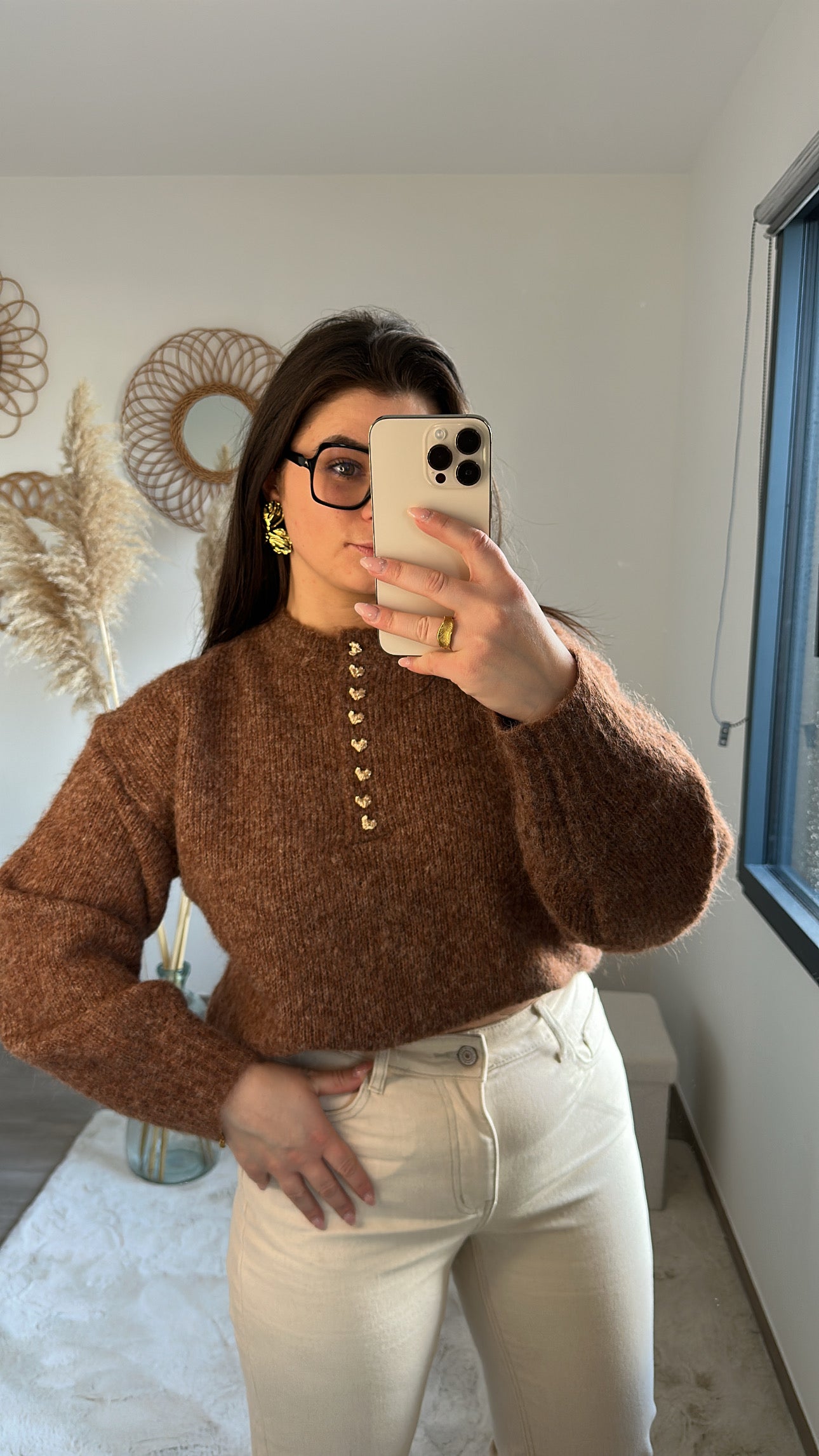 Pull Denise - marron