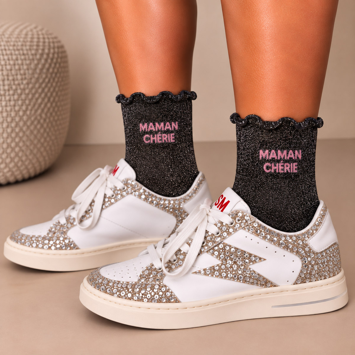 Chaussettes à paillettes