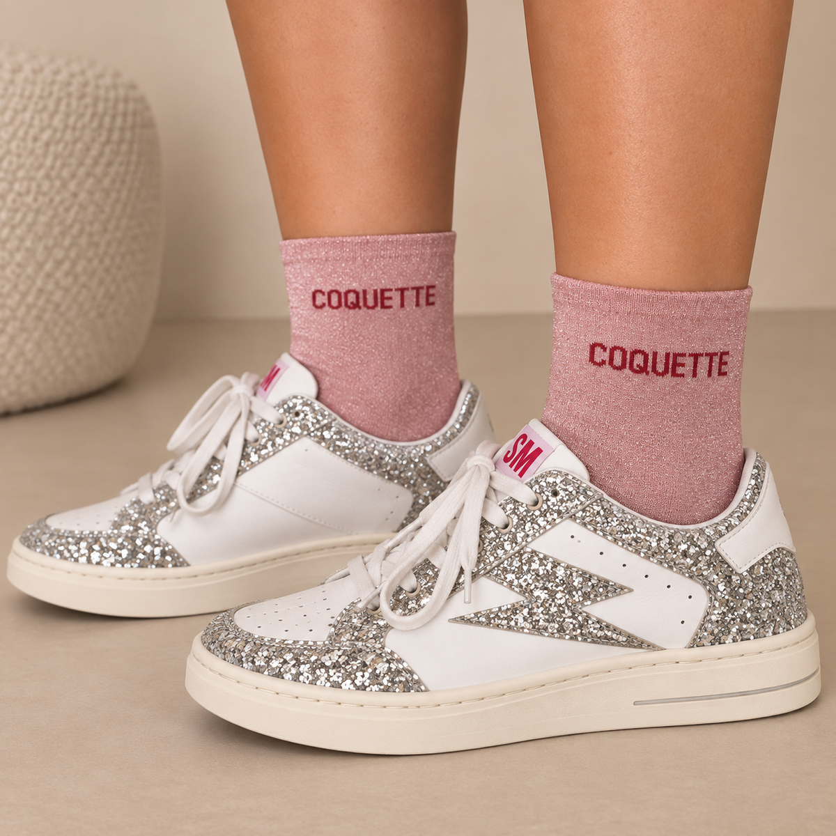 Chaussettes à paillettes