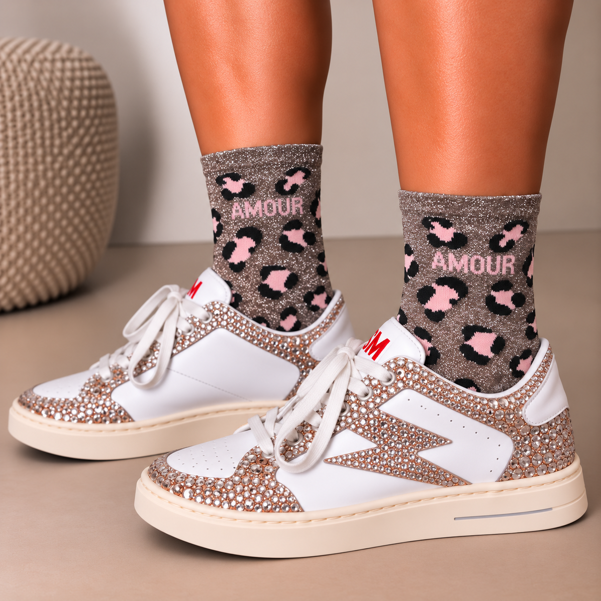 Chaussettes à paillettes