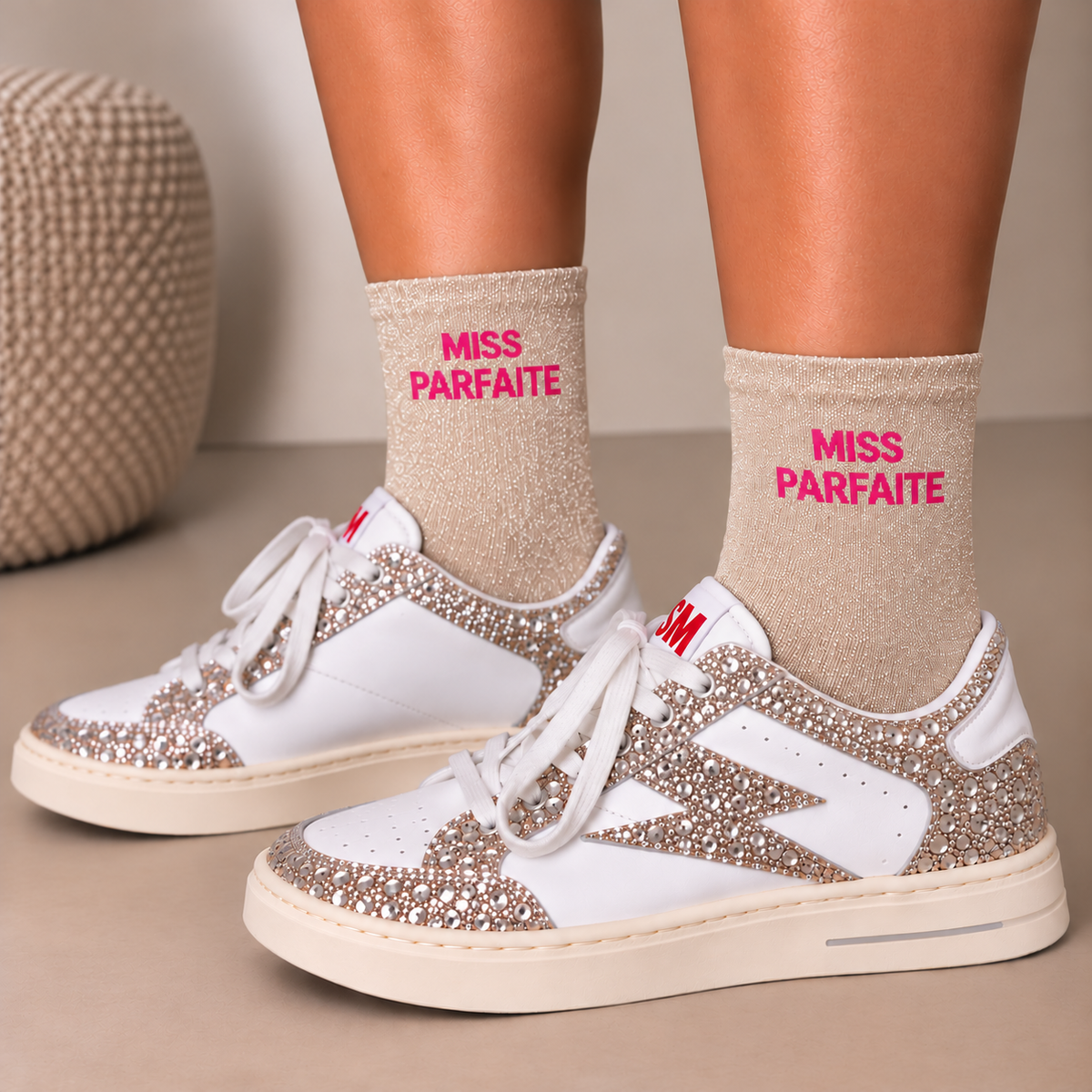 Chaussettes à paillettes