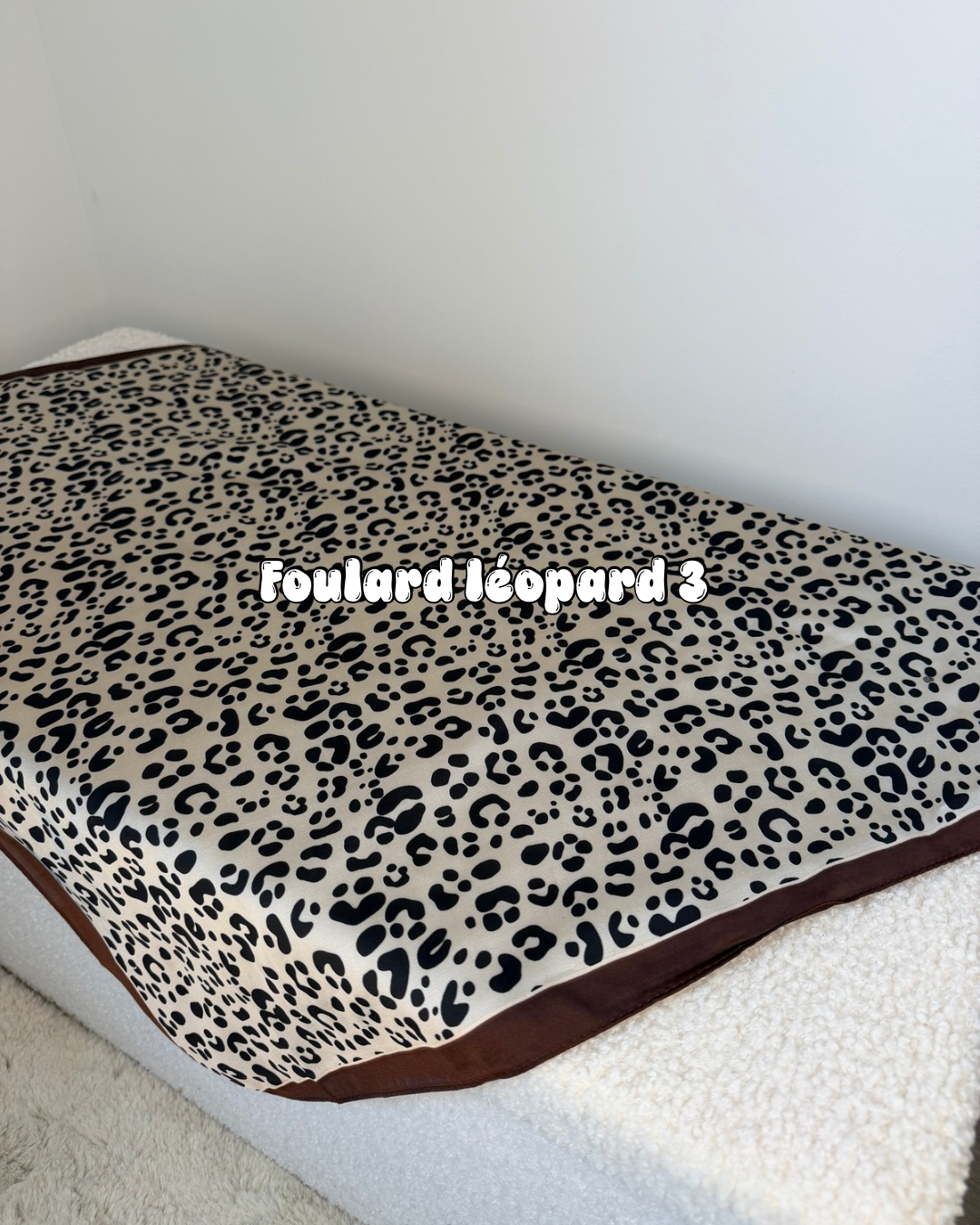 Foulard carré - animalier