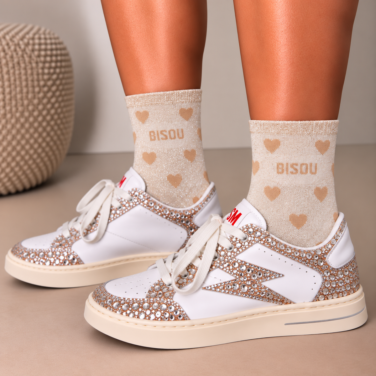 Chaussettes à paillettes