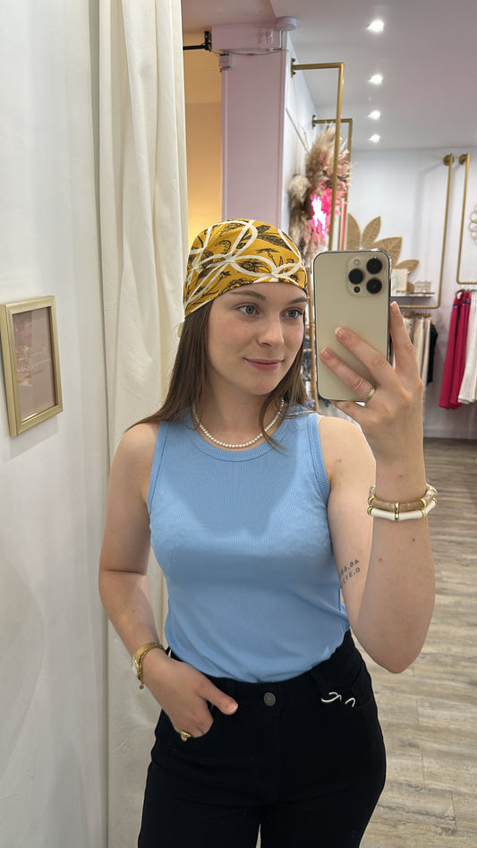 Top Salma - bleu