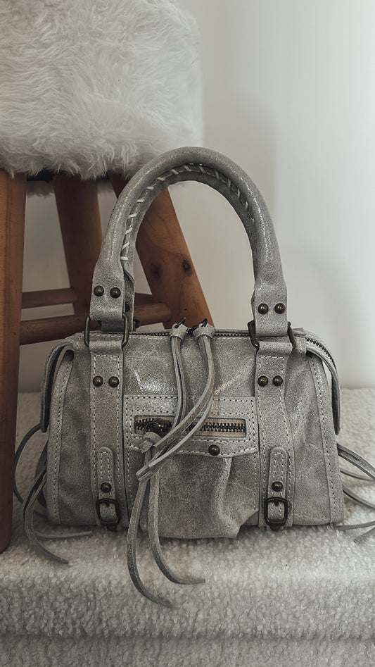 Sac Capucine en cuir mate - small