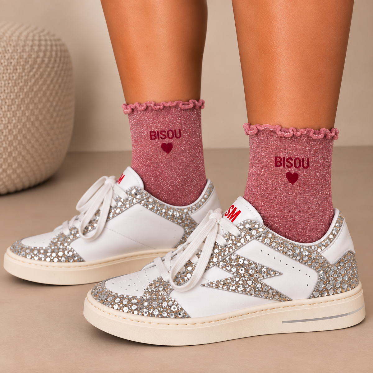 Chaussettes à paillettes