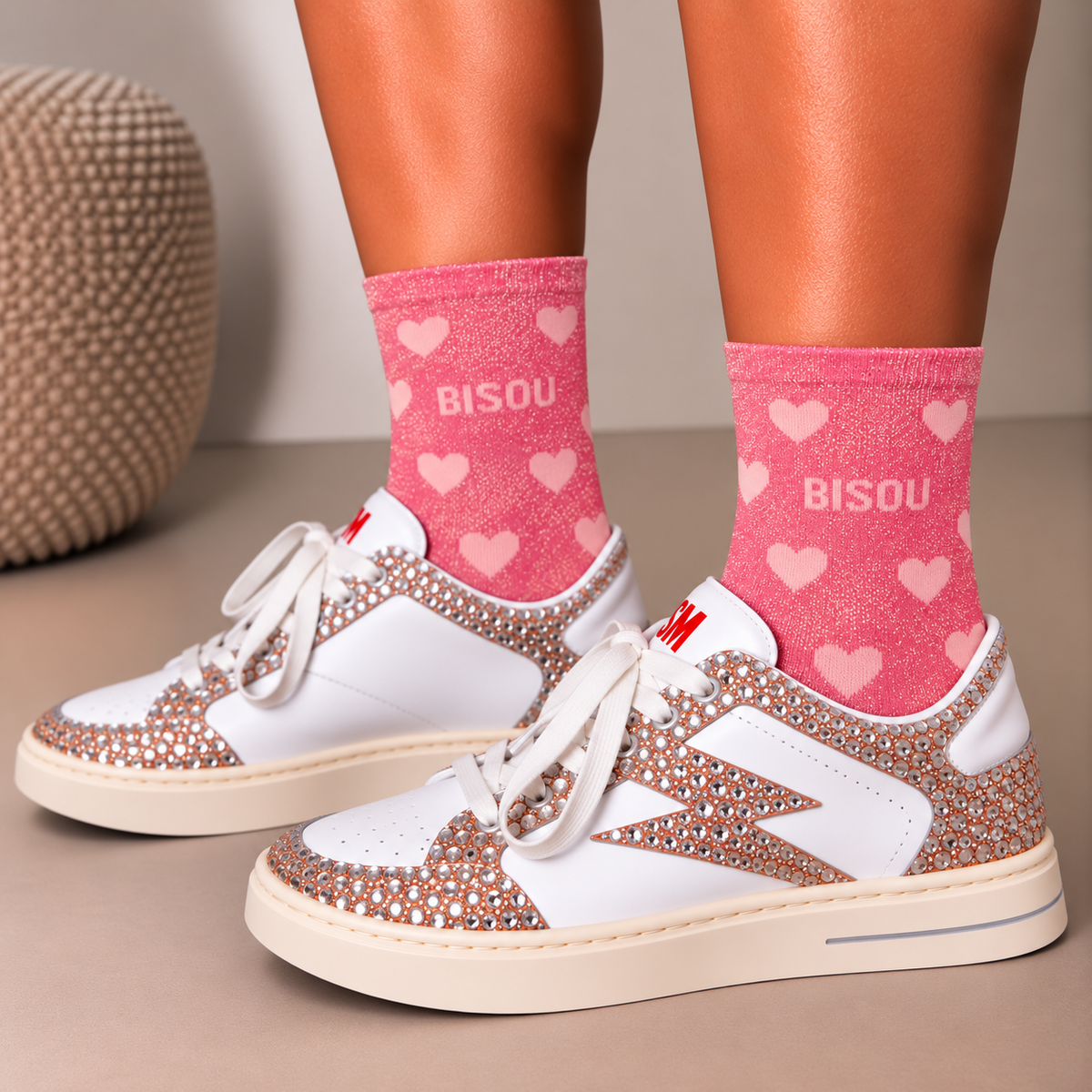 Chaussettes à paillettes