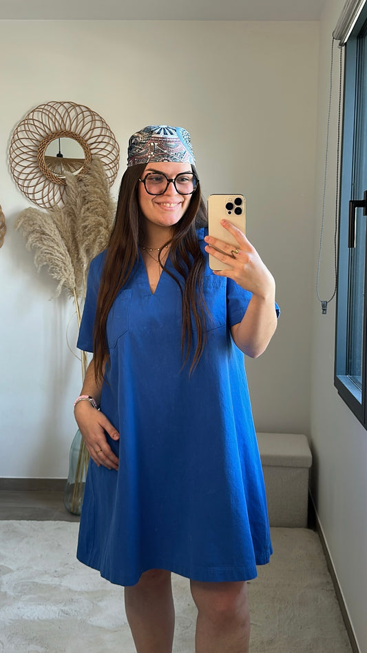 Robe Flavie - bleu +