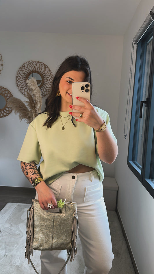 T-shirt Ellia - vert d'eau