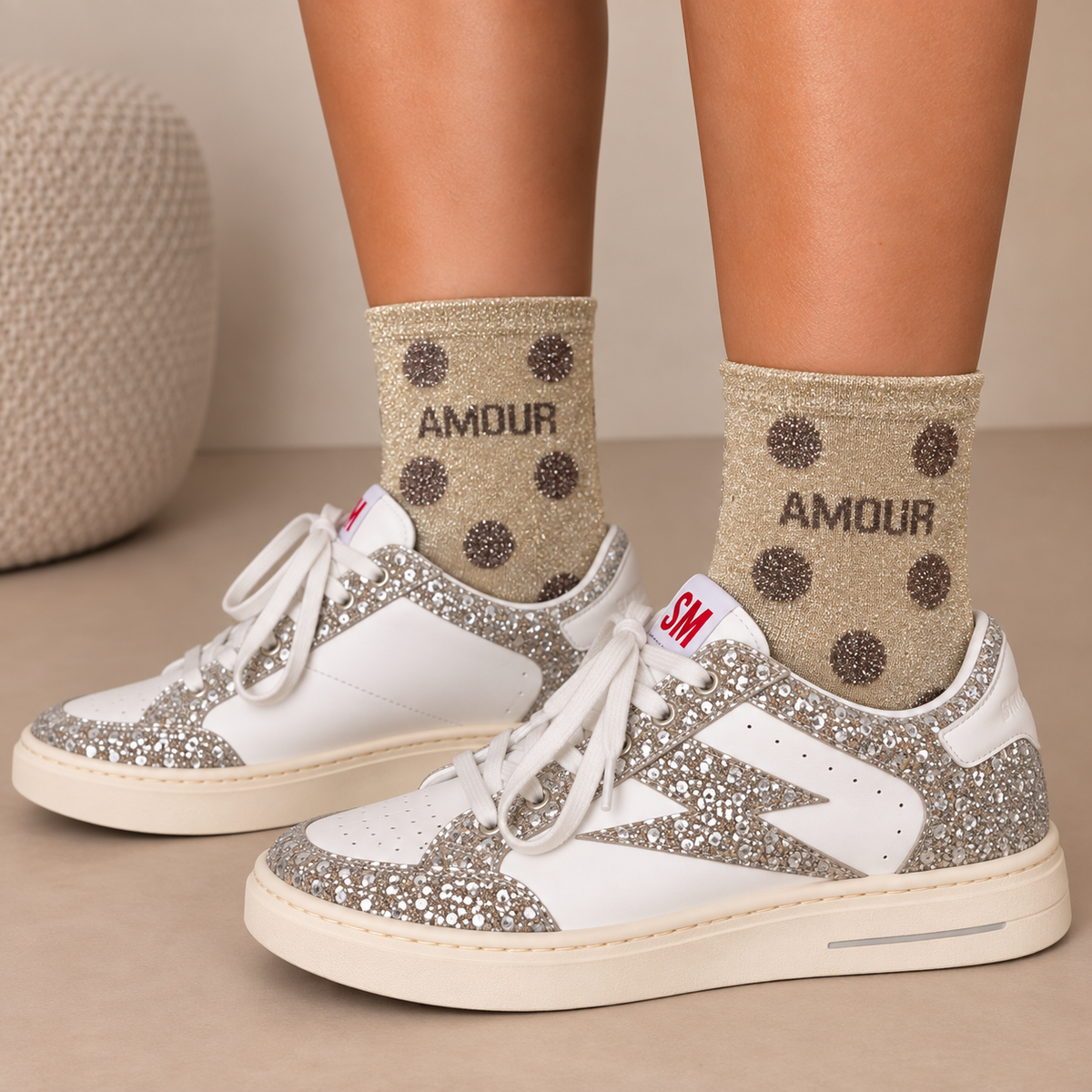 Chaussettes à paillettes