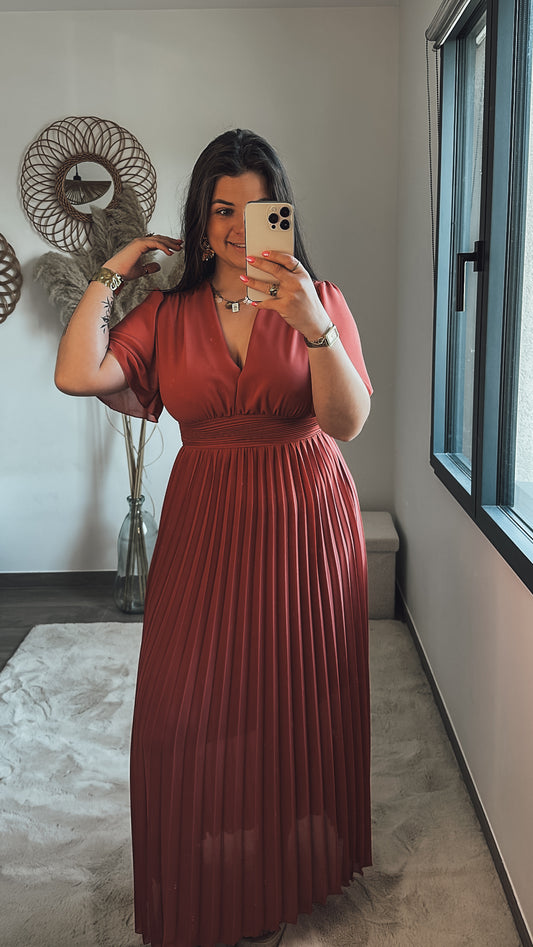 Robe Rosie - vieux rose