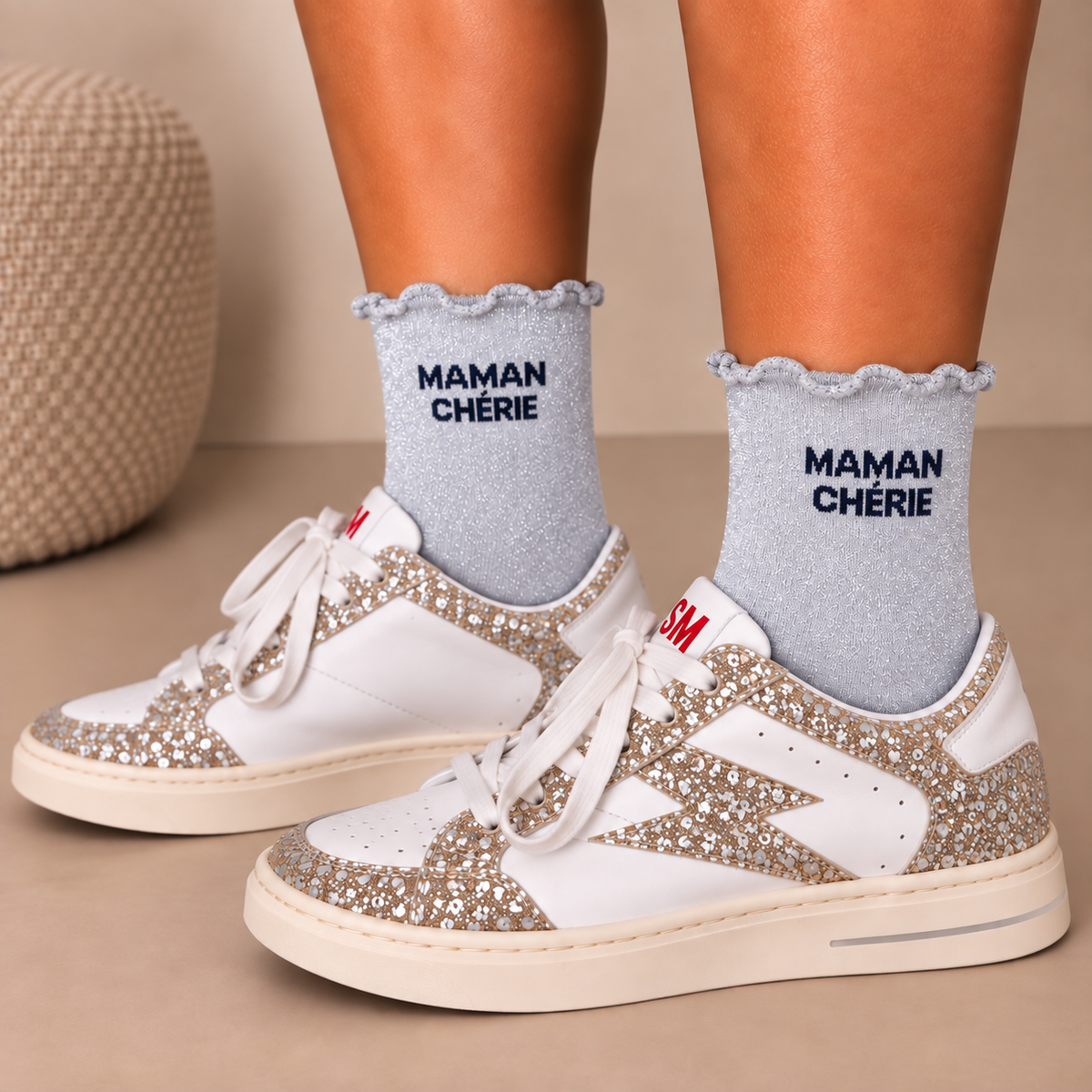 Chaussettes à paillettes