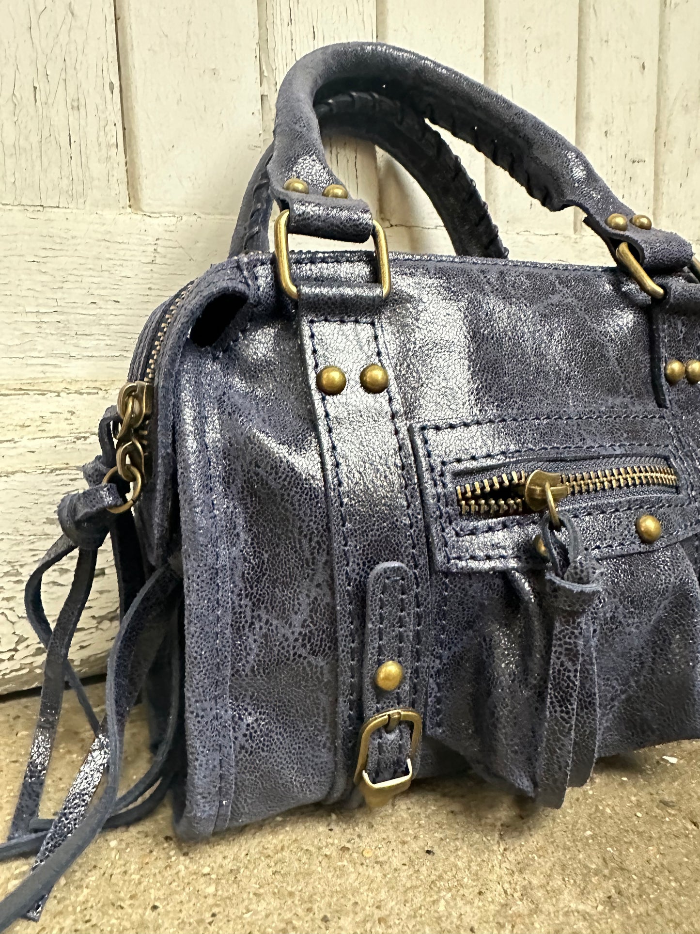 Sac Capucine en cuir mate - small