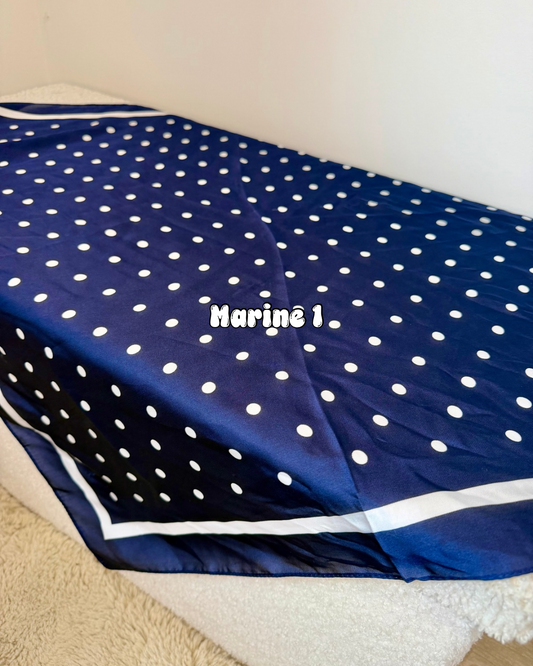 Foulard carré - pois
