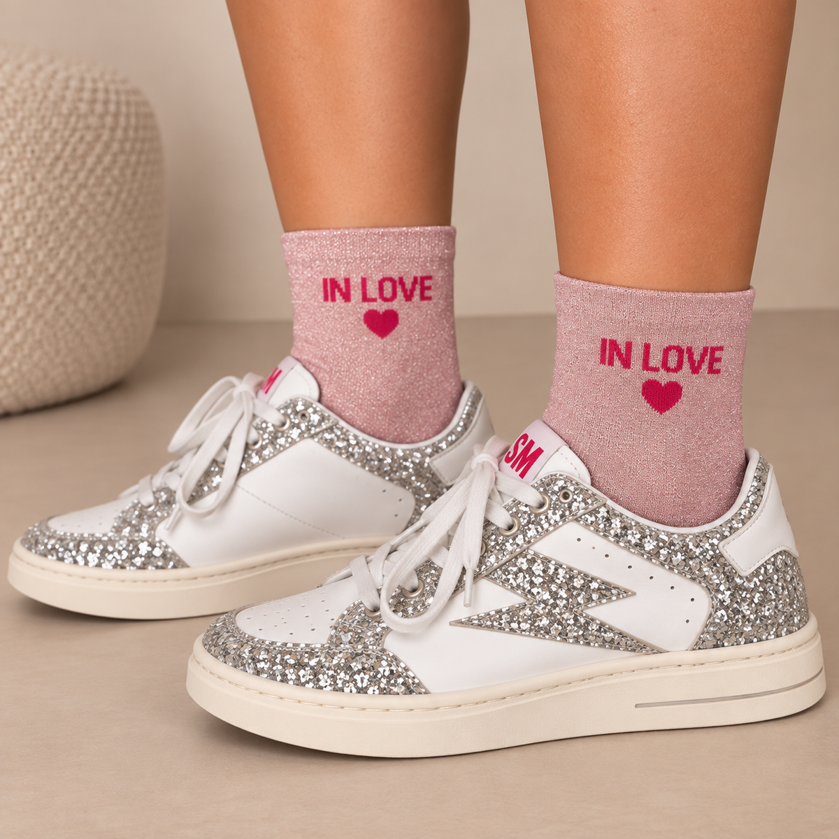 Chaussettes à paillettes