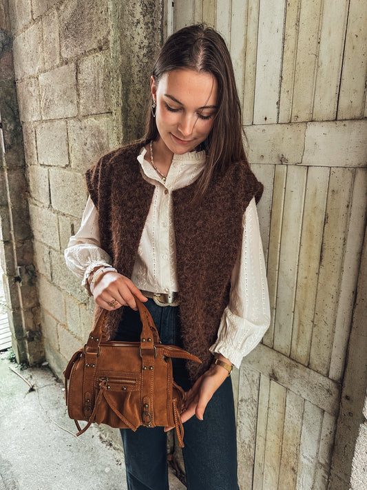 Gilet Lou - marron
